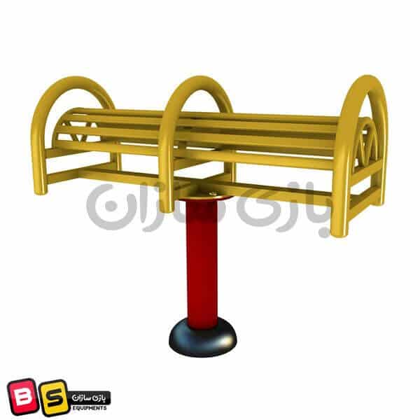 دستگاه ورزشی پارکی قوس کمر b10