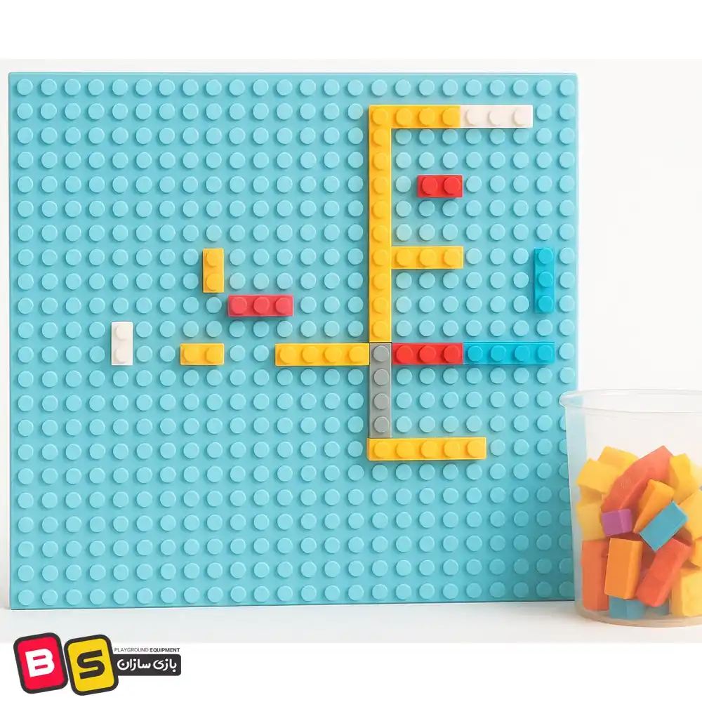 Lego wall plate 1 صفحه لگو دیواری برای تقویت خلاقیت مخصوص کودکان هوشمند