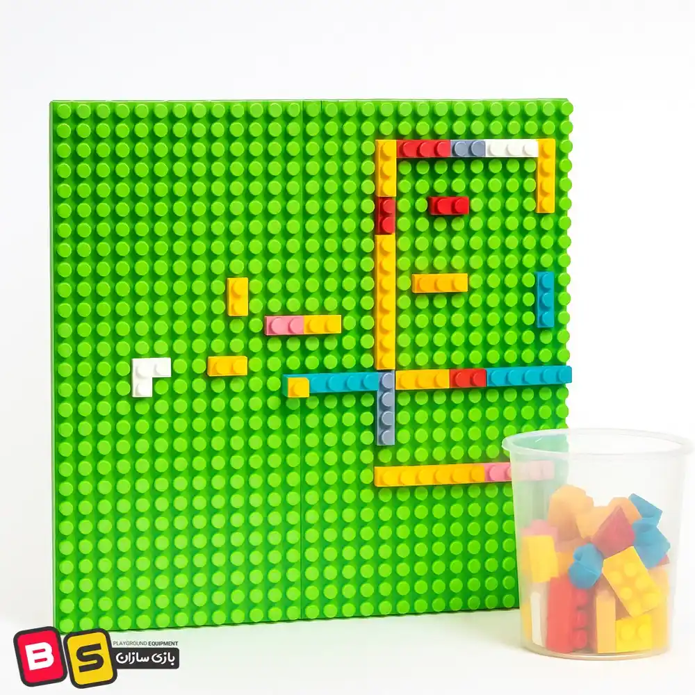 Lego wall plate صفحه لگو دیواری برای تقویت خلاقیت