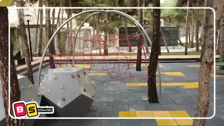 مجموعه بازی پارکی در سعادتآباد تهران با بهره گیری از انواع وسایل پارکی و فضای باز طراحی شده توسط شرکت بازی سازان