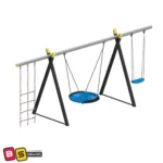 ترکیب زیبا و مقاومت بالا با فلز و پلی‌اتیلن به کار برده شده در تاب دونفره پارکی 2108