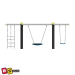 تاب دونفره پارکی 2108 مناسب برای حیاط، باغ و فضاهای عمومی