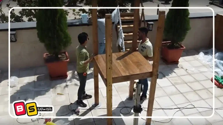 پروژه بازی بام سعادت آباد تجهیز شده با وسایل پارکی و فضای باز