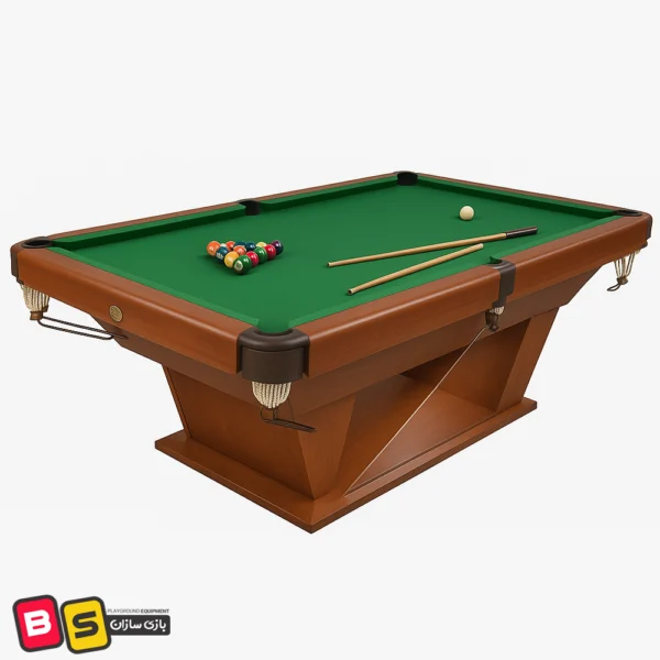 میز بیلیارد اف ۲۲ مدرن با پایه ها و بدنه MDF