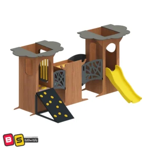 پلی گراند مدل جنگل با جنس بدنه چوبی MDF