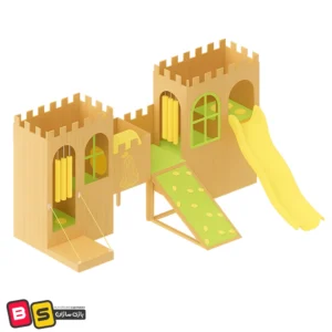 پلی گراند مدل قلعه قابل طراحی با ابعاد سفارشی