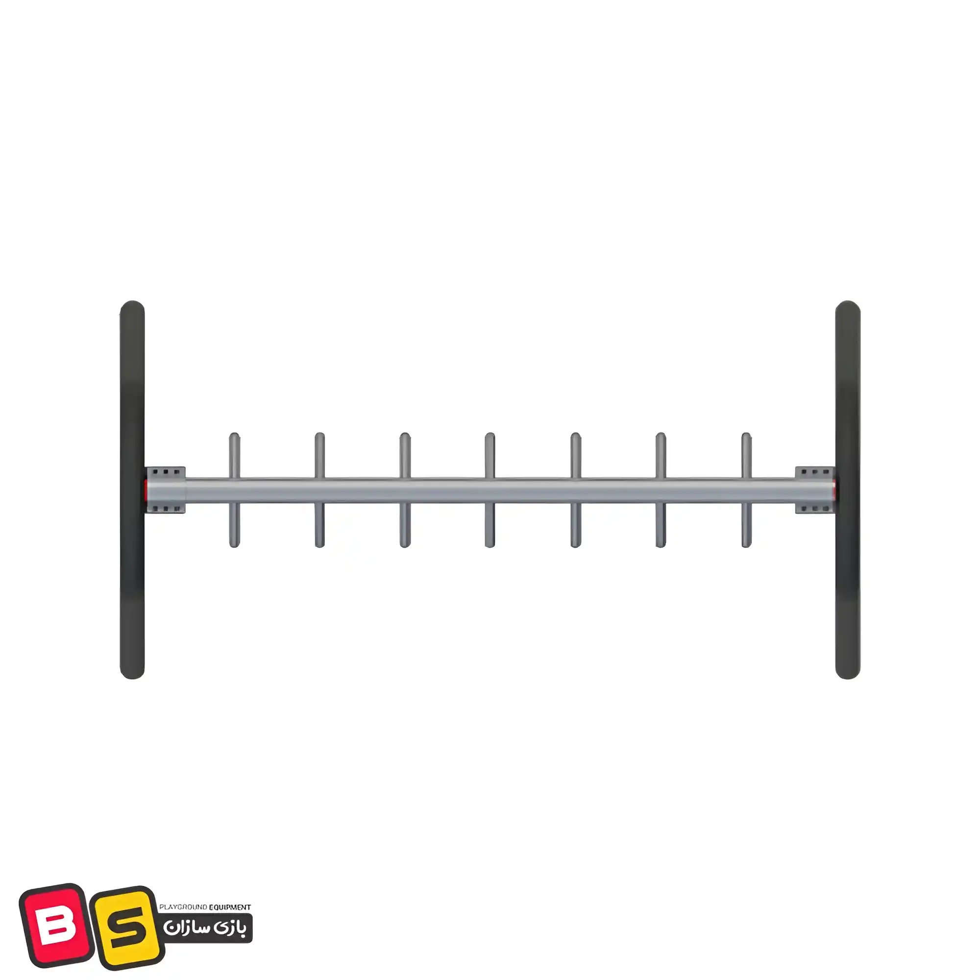 Park bench press design U 2105 - 2 مشخصات فنی و طراحی استاندارد بارفیکس پارکی 2105