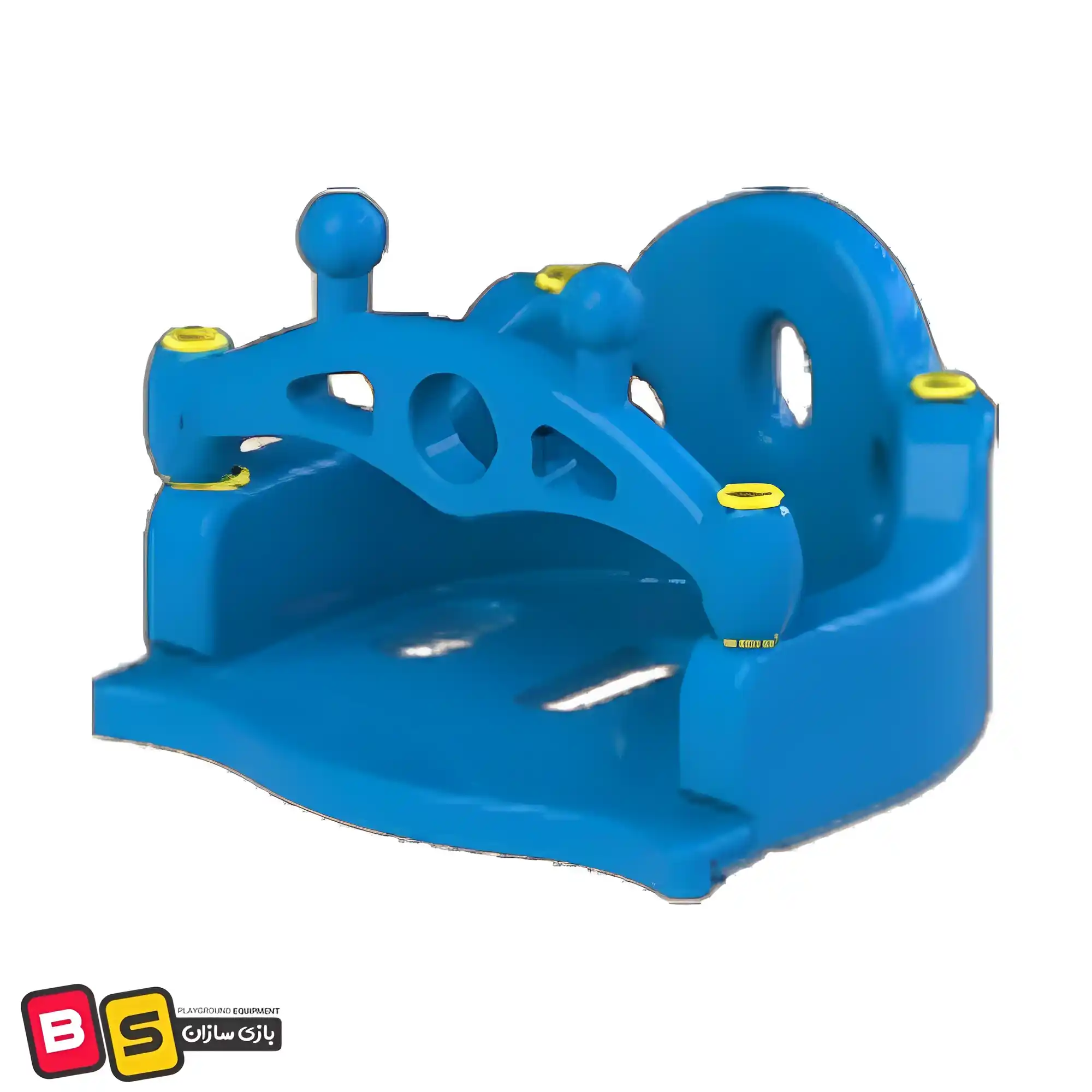 Park swing 2101 - 1 ترکیب فلز و پلیاتیلن در تاب پارکی 2101