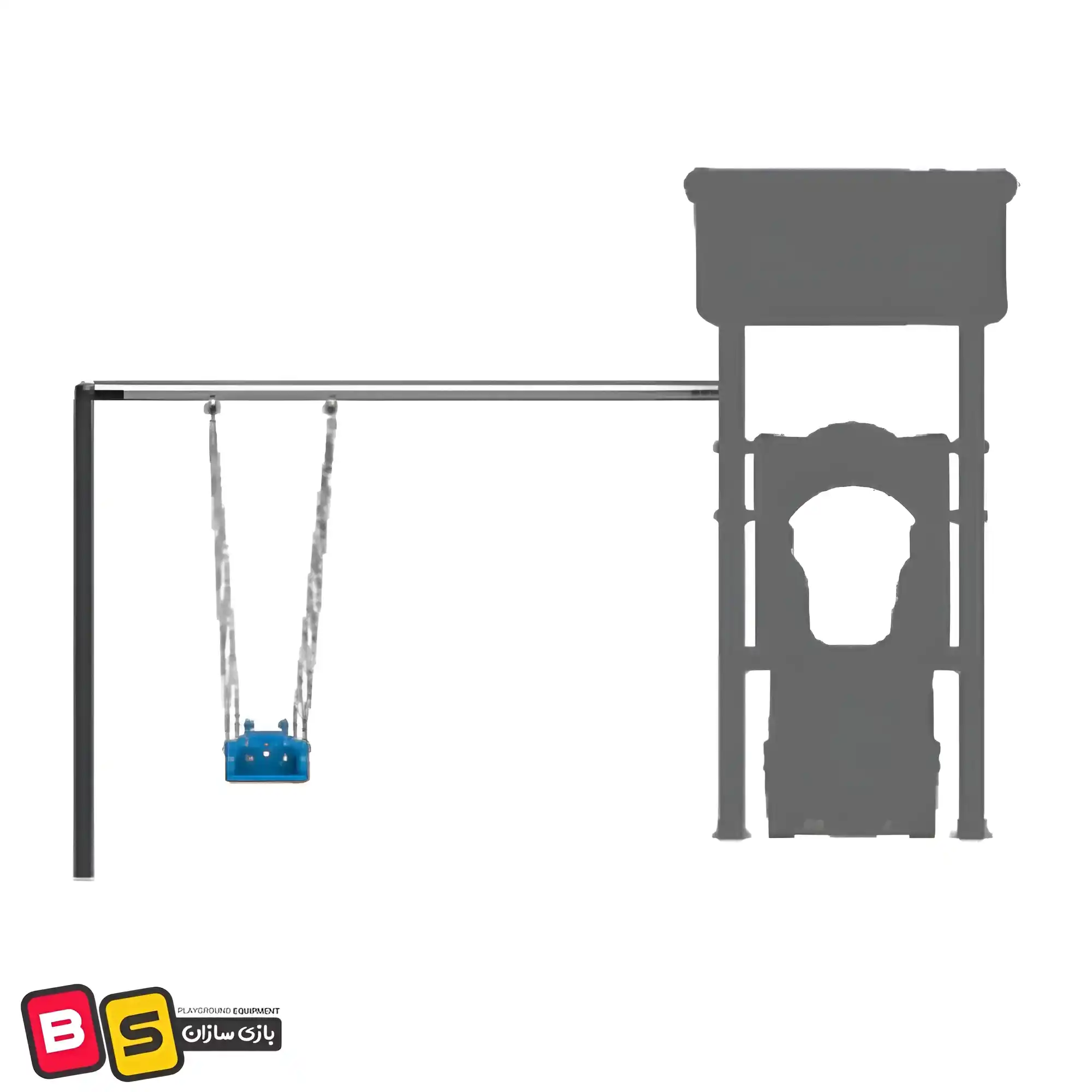 Park swing 2106 - 1 قابلیت انتخاب نوع کفی تاب پارکی 2106 بر اساس نیاز