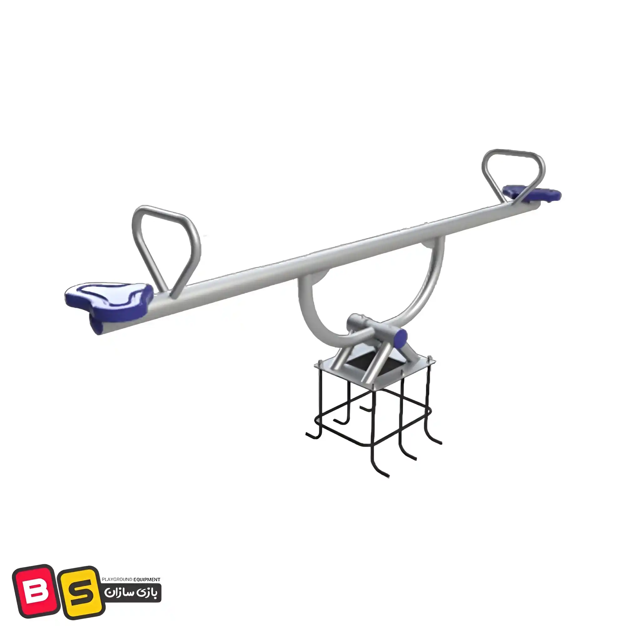 Park swing 2301 - 1 مشخصات فنی و ابعاد استاندارد الاکلنگ پارکی 2301 ساخته شده با فلز مقاوم