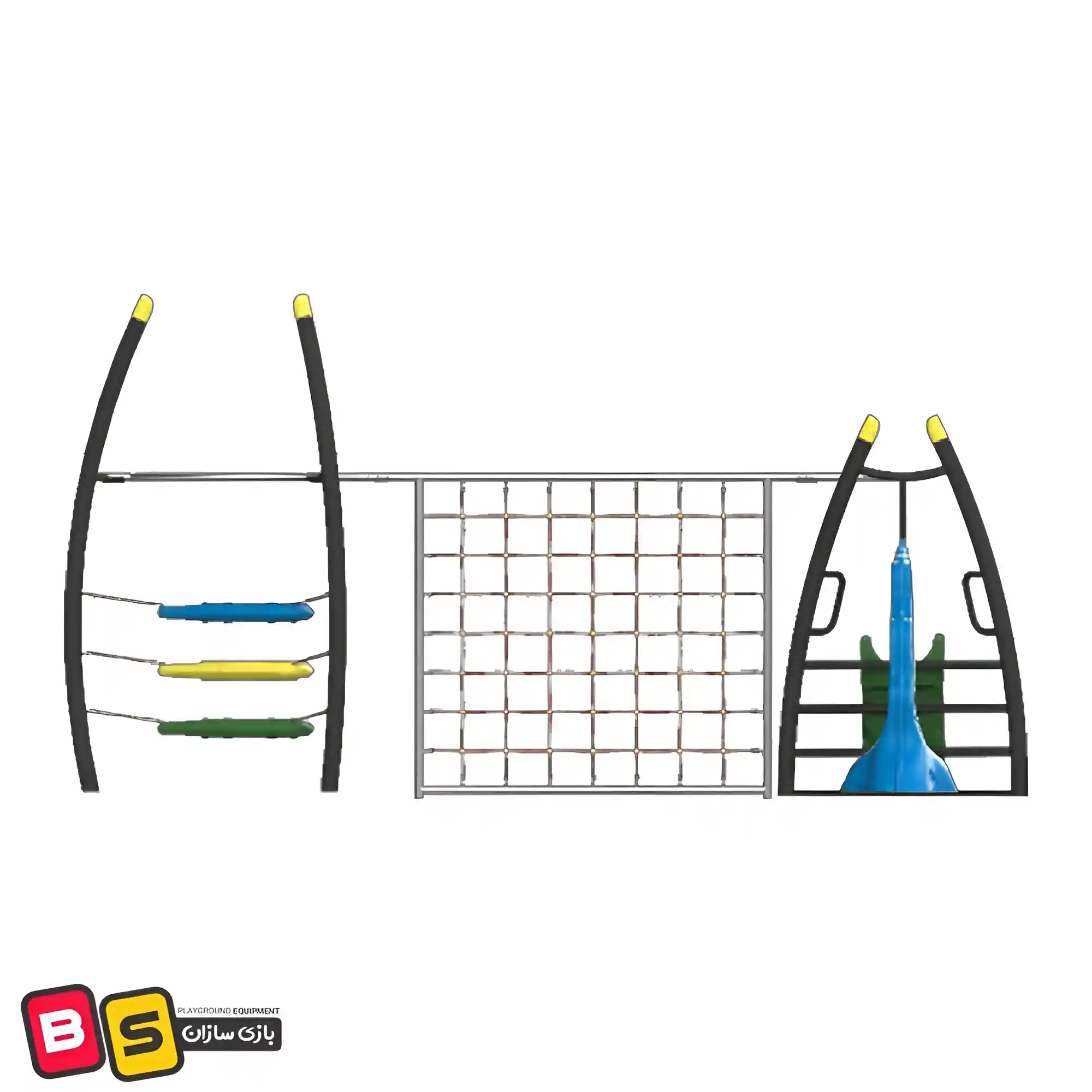 Rope Composite Structure 3205 - 2 کاربردهای آموزشی و تفریحی سازه ترکیبی طنابی 3205