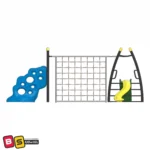 سازه ترکیبی طنابی 3202 با فضای مورد نیاز 6.6*5.4*2.6 متر