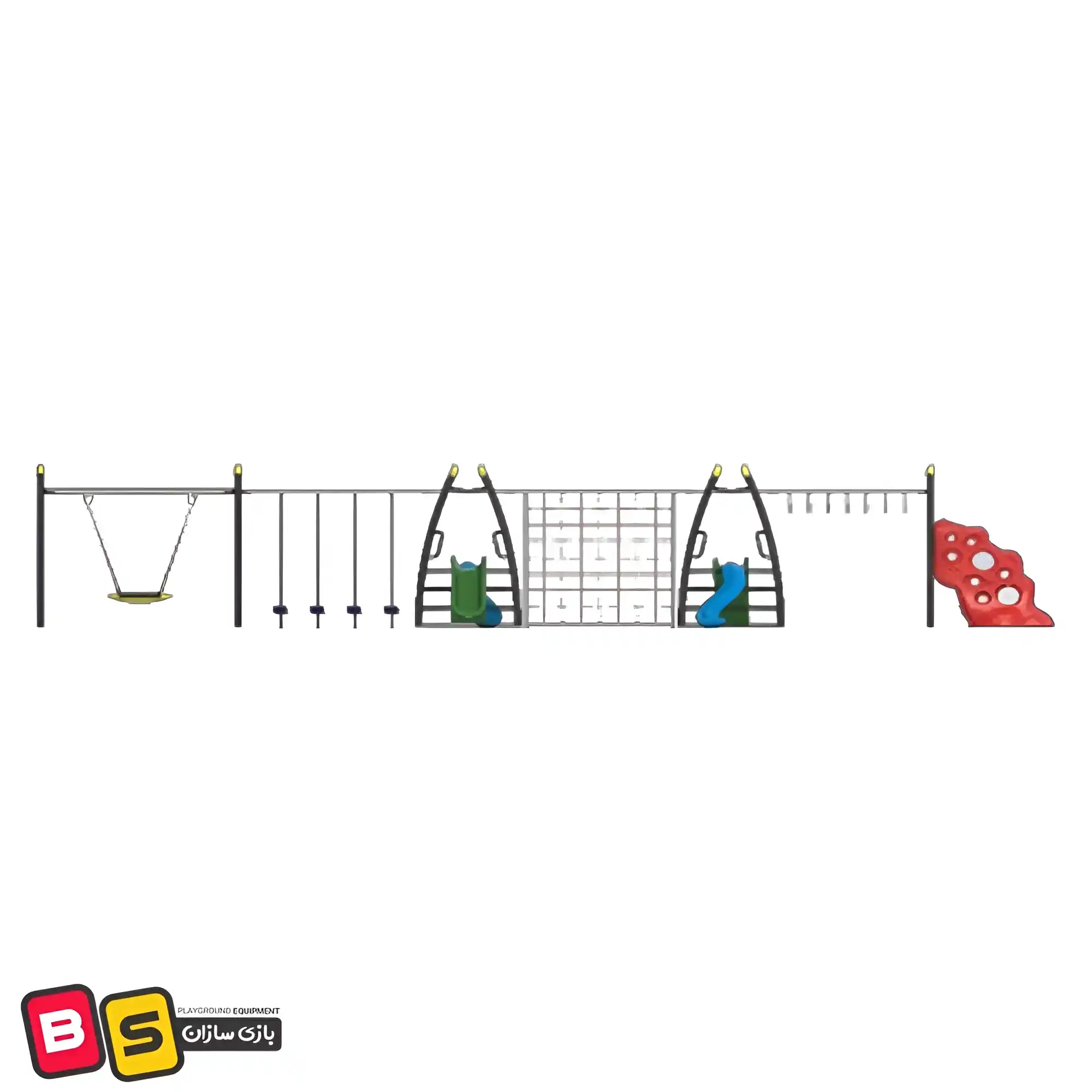 Rope composite structure 3207 - 1 شرکت بازی سازان، ارائهدهنده تجهیزات استاندارد از جمله سازه ترکیبی طنابی 3207
