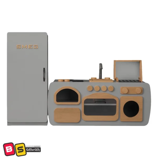 آشپزخانه لوکس خانه مشاغل طرح SMEG؛ تجربه‌ای واقعی از بازی و آموزش