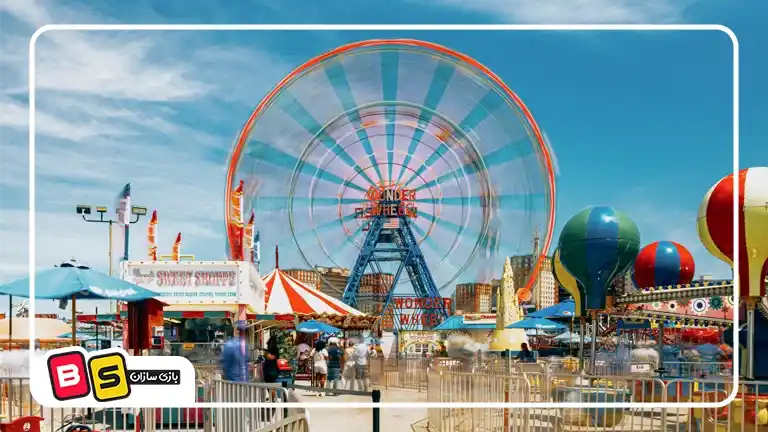 تجهیزات شهربازی مناسب سنین مختلف؛ از کودکان تا نوجوانان، شامل وسایلی ایمن و استاندارد است