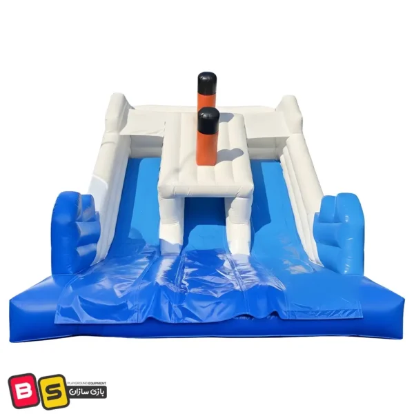 سرسره بادی کشتی با ابعاد استاندارد و مناسب برای بازی گروهی