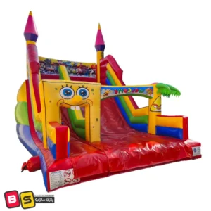 سرسره بادی نخل باب اسفنجی؛ گزینه‌ای محبوب برای خانه بازی و شهربازی