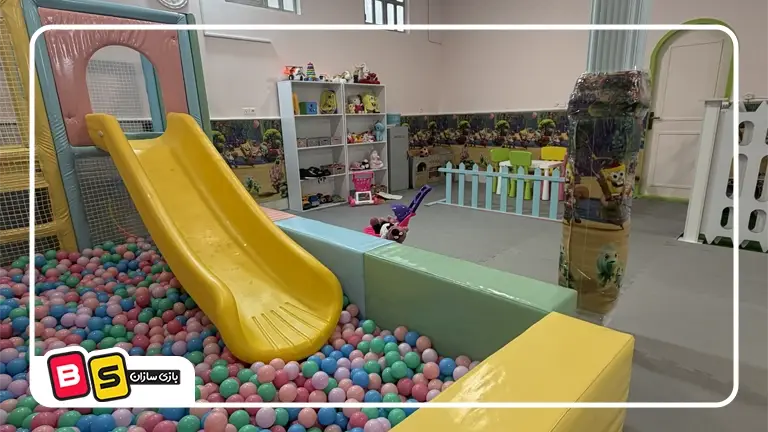 تجهیز خانه بازی لبخند در قم؛ فضایی ایمن و شاد برای کودکان